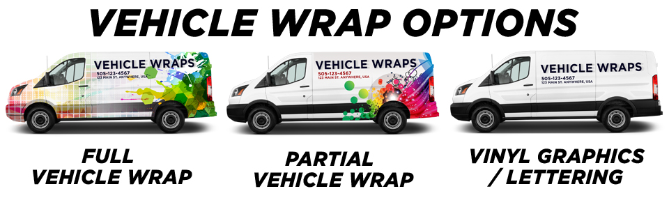 Hazel Park Vehicle Wraps vehicle wrap options
